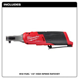Milwaukee M12 FUEL 1/4 in. Cordless Brushless High Speed Ratchet Tool Only