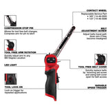 Milwaukee M12 FUEL 0.5 in. W X 18 in. L Cordless Bandfile Sander Tool Only