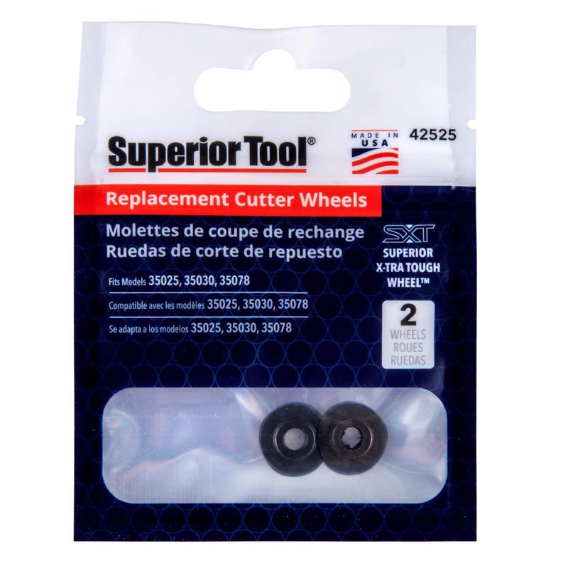 Superior Tool Replacement Cutter Wheel Black