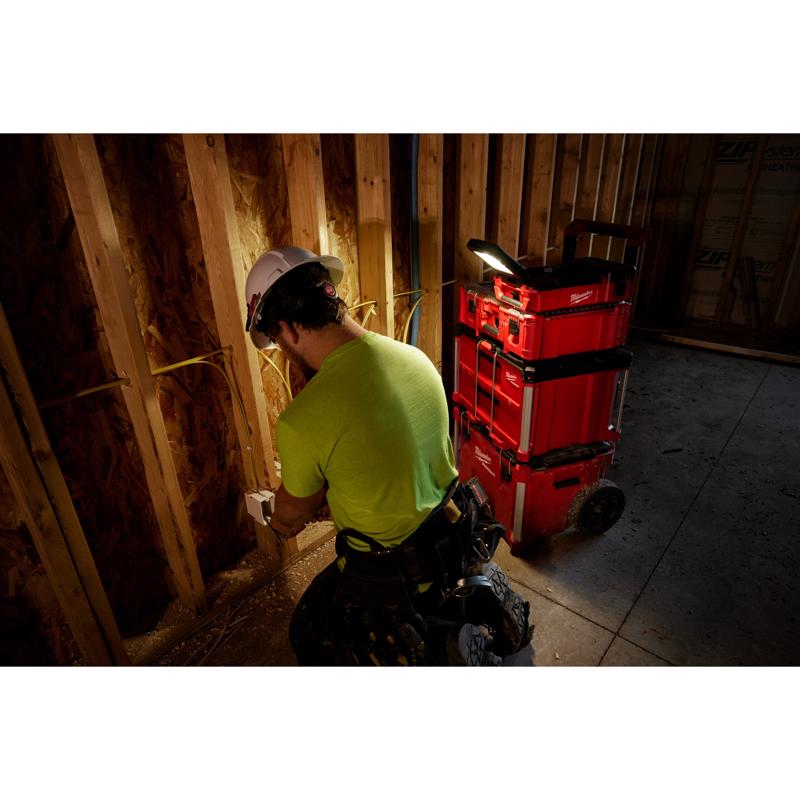 Milwaukee M12 Packout 1400 lm LED Battery Stand (H or Scissor) Flood Light
