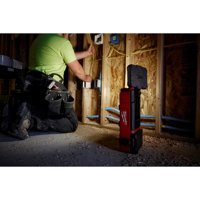 Milwaukee M12 Packout 1400 lm LED Battery Stand (H or Scissor) Flood Light