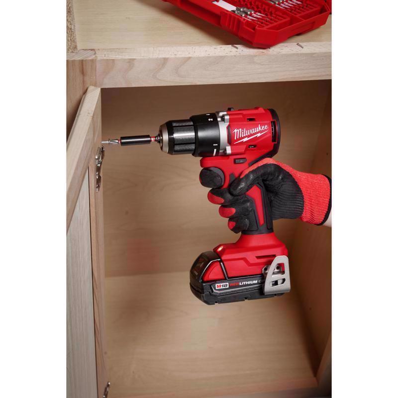 Milwaukee M18 Compact Cordless Brushless 1 Tool Drill and Driver Kit