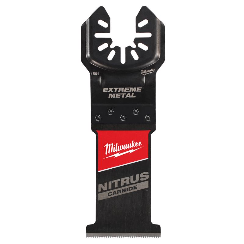 Milwaukee Nitrus Carbide 1-3/8 in. W Carbide Open-Lok Oscillating Blade Multi-Material 1 pk