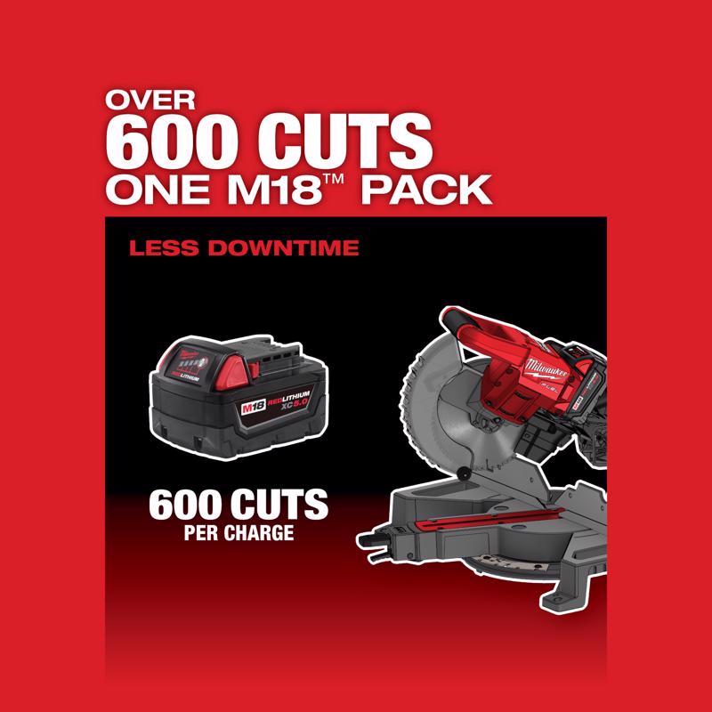 Milwaukee M18 FUEL 7-1/4 in. Cordless Brushless Dual-Bevel Sliding Compound Miter Saw Tool Only
