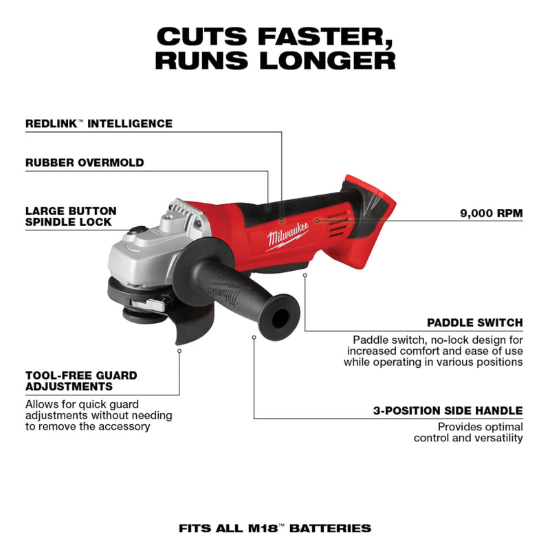 Milwaukee M18 Cordless Brushed 6 Tool Combo Kit