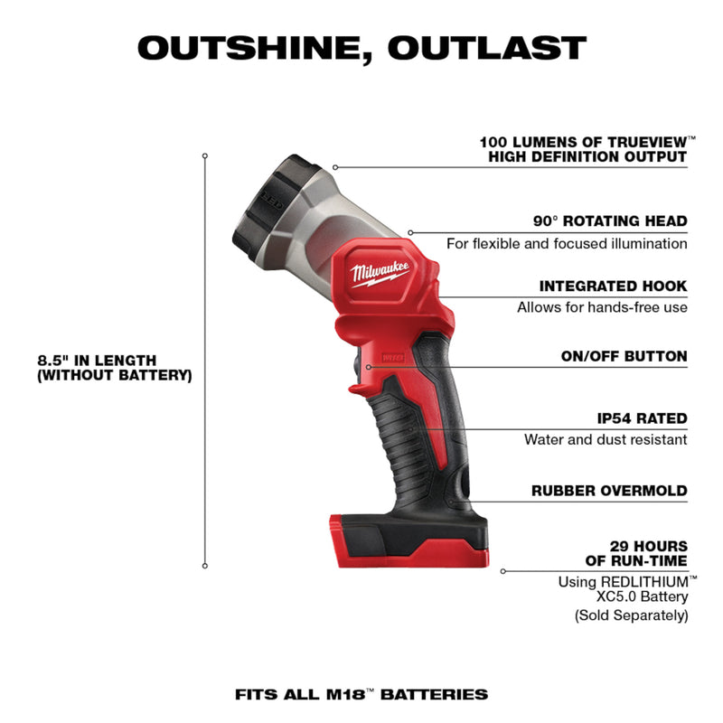 Milwaukee M18 Cordless Brushed 6 Tool Combo Kit