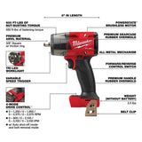 Milwaukee M18 FUEL 3/8 in. Cordless Brushless Impact Wrench Tool Only