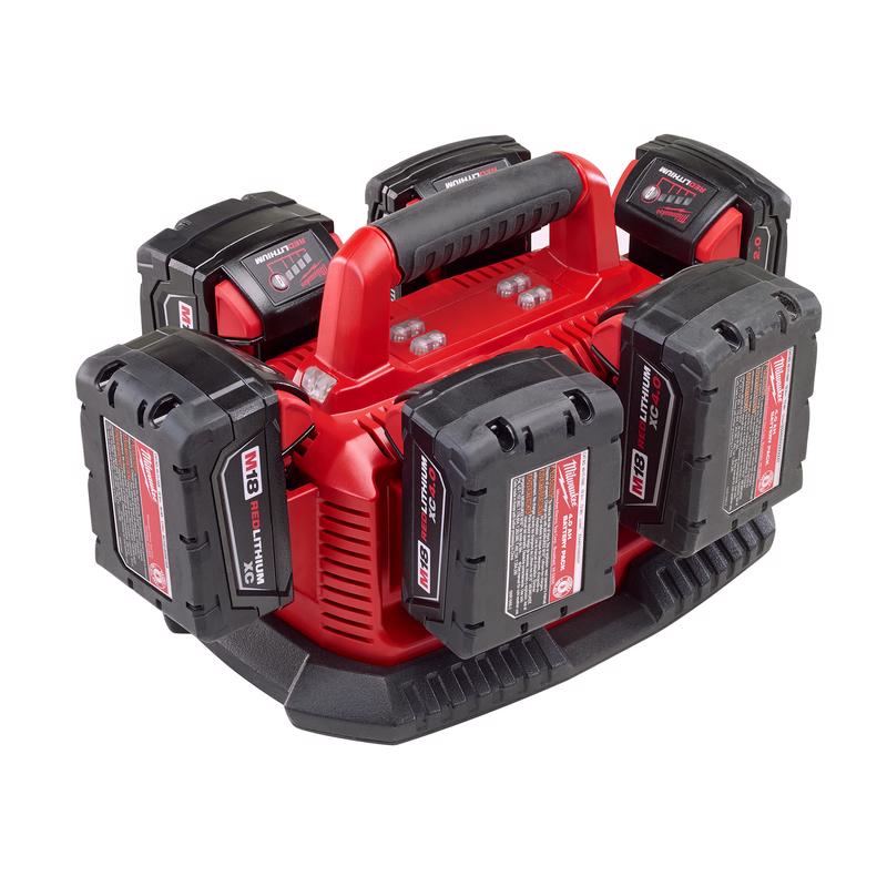 Milwaukee M18 18 V 6-Port Sequential Charger 1 pc