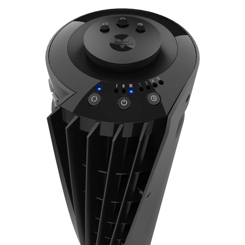 Vorando OSC73 V-Flow 36.8 in. H 3 speed Oscillating Tower Fan Remote Control