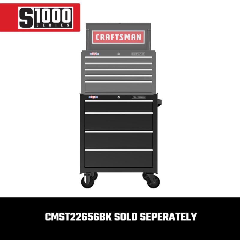 Craftsman S1000 27 in. 4 drawer Steel Rolling Tool Cabinet 32.5 in. H X 18 in. D