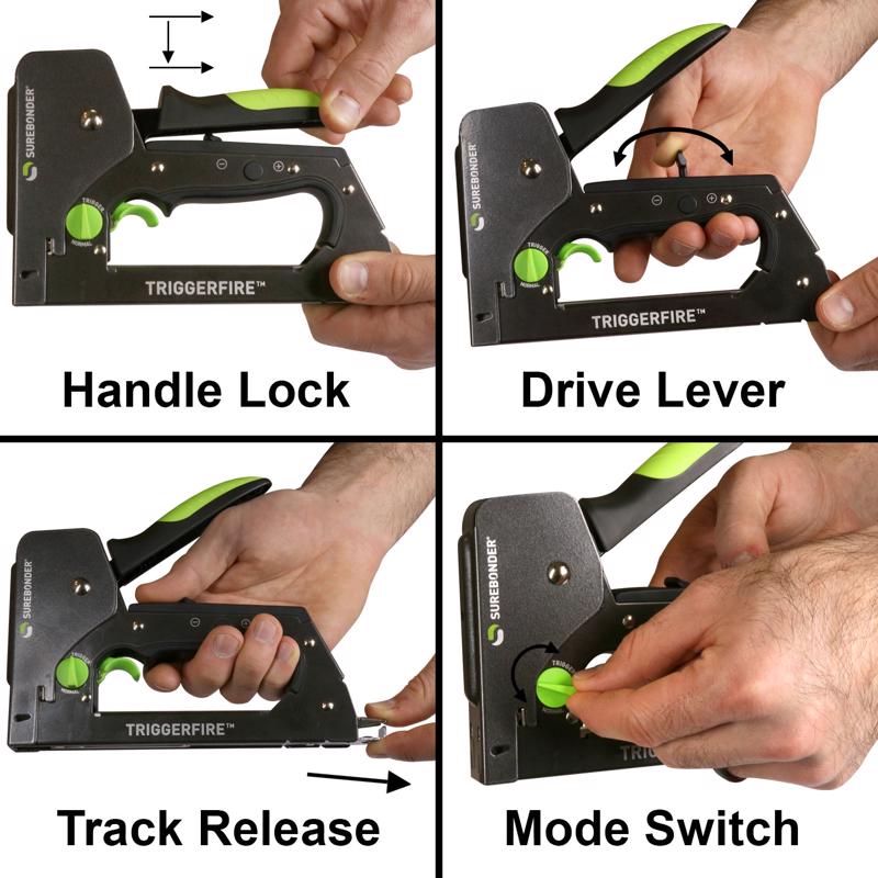 Surebonder 3/8 in. Trigger Fire Staple Gun