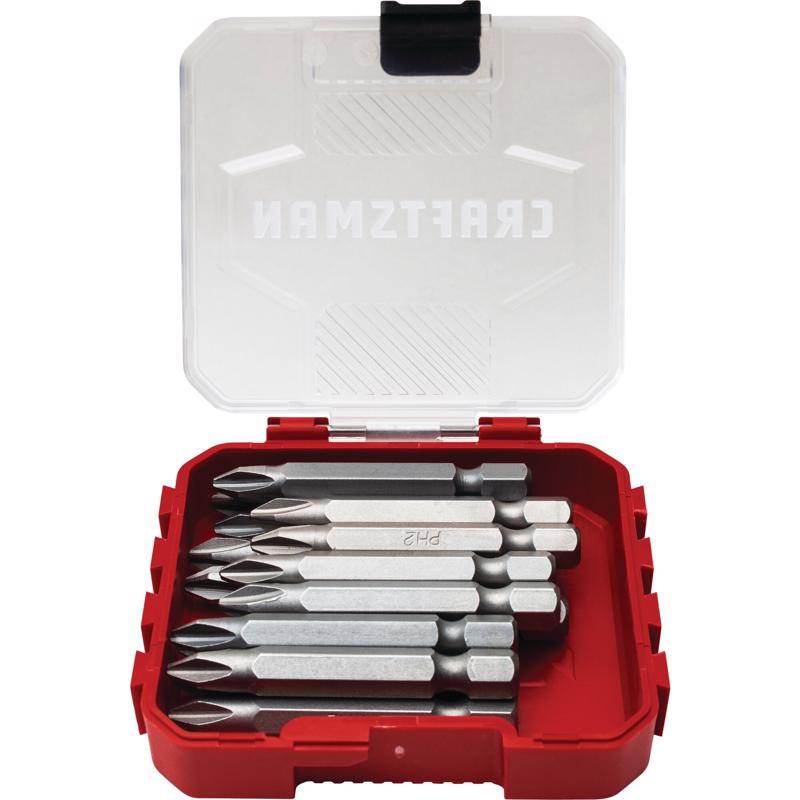 Craftsman Phillips #2 in. X 2 in. L Drill and Driver Bit Set High Speed Steel 15 pc