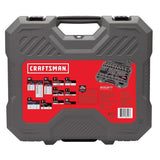 Craftsman OVERDRIVE 1/4 and 3/8 in. drive Metric/SAE 6 Point Mechanic's Tool Set 99 pc