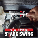 Craftsman Low Profile 1/2 in. drive Bi-Material Ratchet 72 teeth