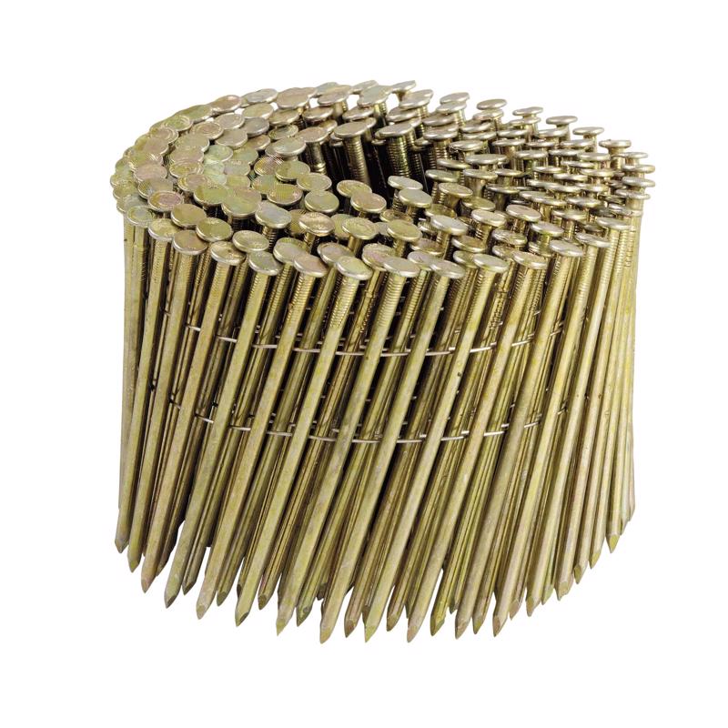 Bostitch 3-1/4 in. L Wire Coil Hot-Dip Galvanized Framing Nails 15 deg 2700 pk