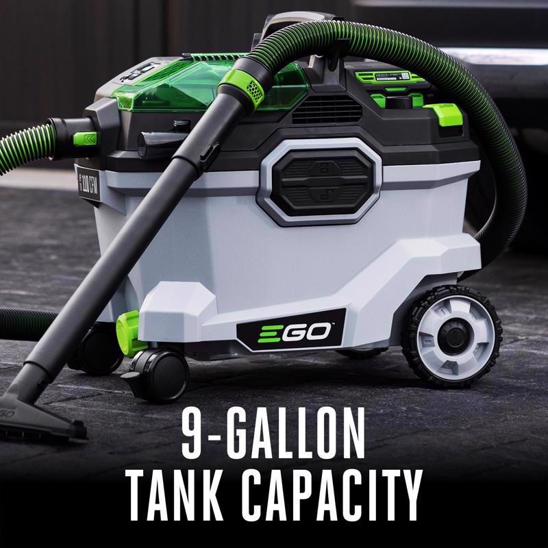 EGO Power+ WDV0900 9 gal Cordless Wet/Dry Vacuum Tool Only 56 V