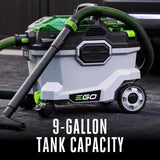 EGO Power+ WDV0900 9 gal Cordless Wet/Dry Vacuum Tool Only 56 V