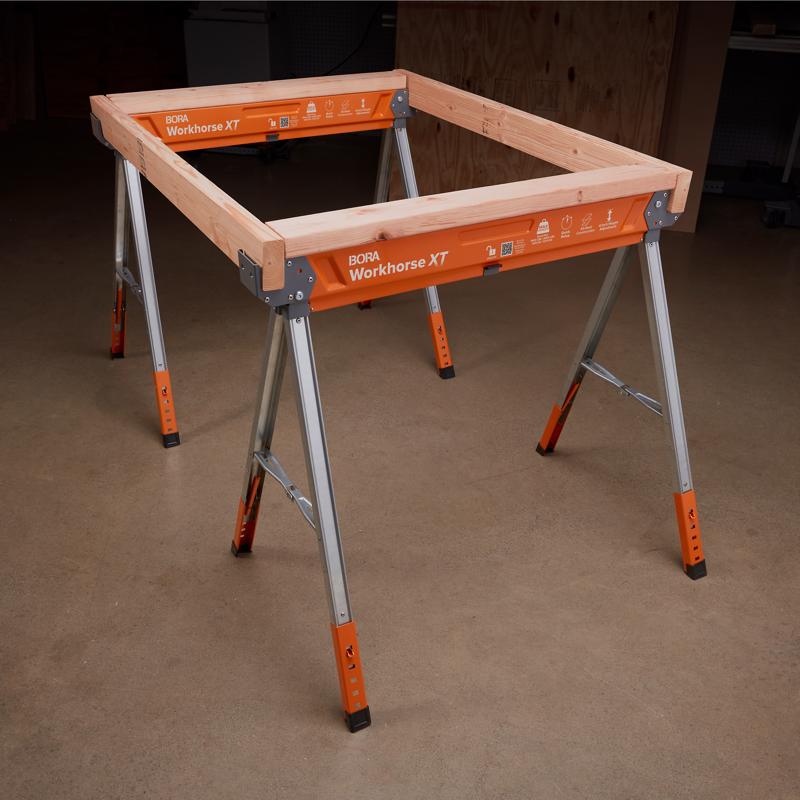 Bora Workhorse XT Adjustable Folding Sawhorse 1400 lb. cap. 1 pc