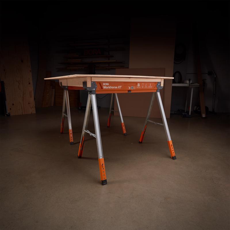 Bora Workhorse XT Adjustable Folding Sawhorse 1400 lb. cap. 1 pc