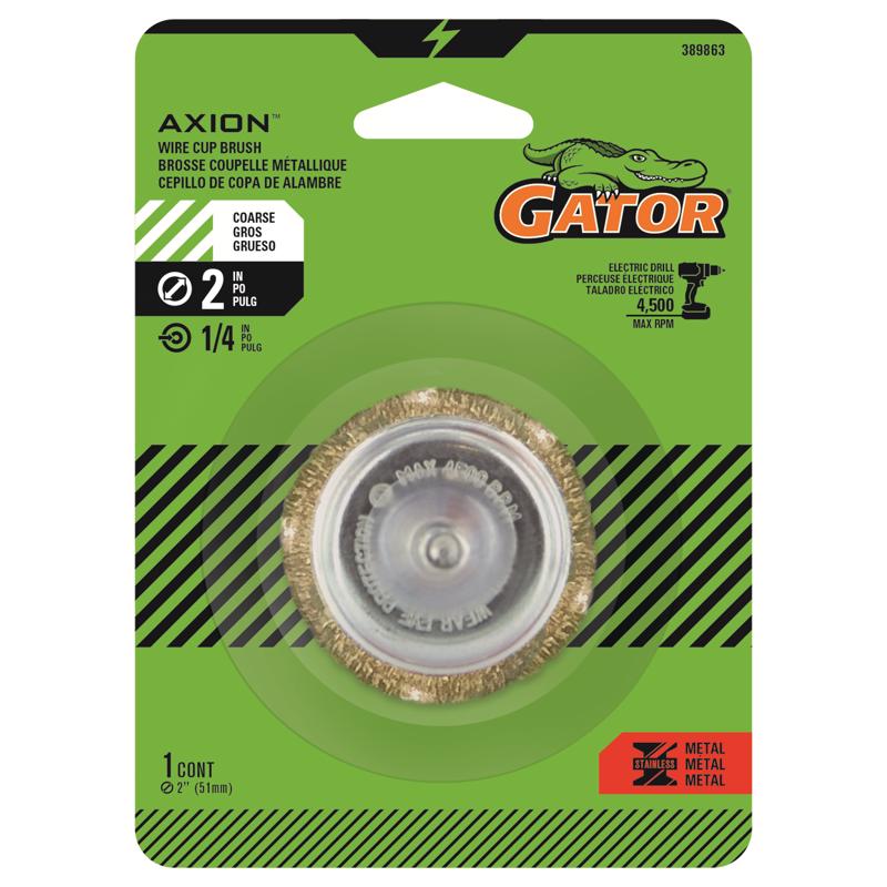 WIRE CUP BRUSH COARSE 2"