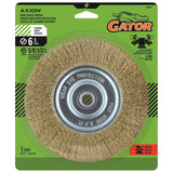 WIRE WHEEL BRUSH CORS 6"