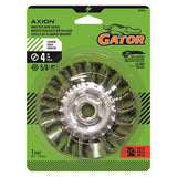 WIRE WHEEL KNTD/TWSTD 4"