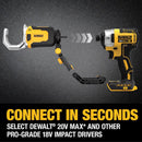 DeWalt Impact Connect 2 in. PVC/PEX Pipe Cutter Attachment Black/Yellow 1 pc