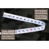 Spec Ops Tools 35 ft. L X 3.3 in. W Tape Measure 1 pk