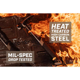 Spec Ops 28 oz Milled Face Claw Hammer 13 in. Steel Handle