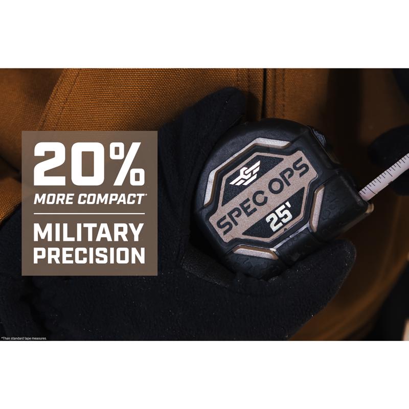 Spec Ops 3 in. L X 3.12 in. W Tape Measure 2 pk