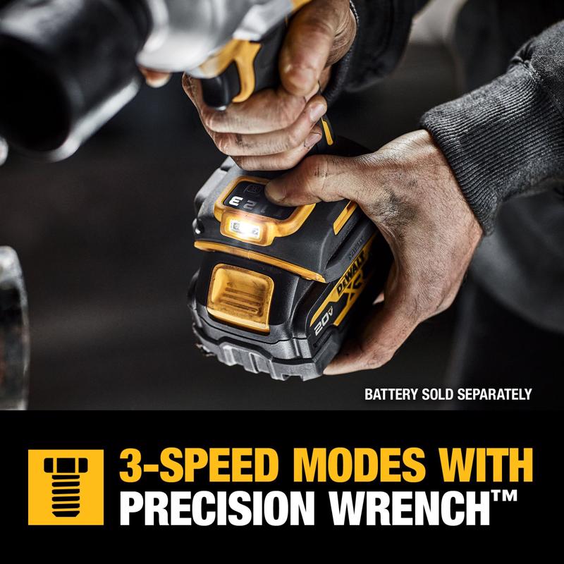 DeWalt 20V MAX XR 1/2 in. Cordless Brushless High Torque Impact Wrench Tool Only