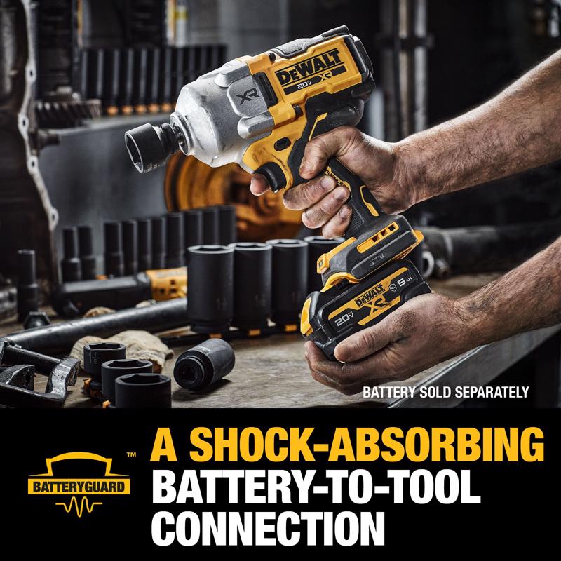 DeWalt 20V MAX XR 1/2 in. Cordless Brushless High Torque Impact Wrench Tool Only