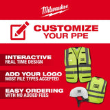 Milwaukee Reflective Class 2 Safety Vest Hi-Viz Orange XXL/XXXL