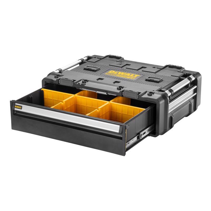 DeWalt ToughSystem 2.0 DXL 30 in. Single Deep Drawer Tool Box 2633.4 cu in Black/Yellow