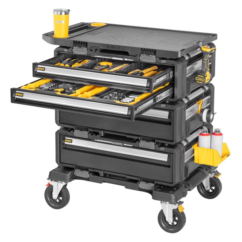 DeWalt ToughSystem 2.0 DXL 30 in. Single Deep Drawer Tool Box 2633.4 cu in Black/Yellow