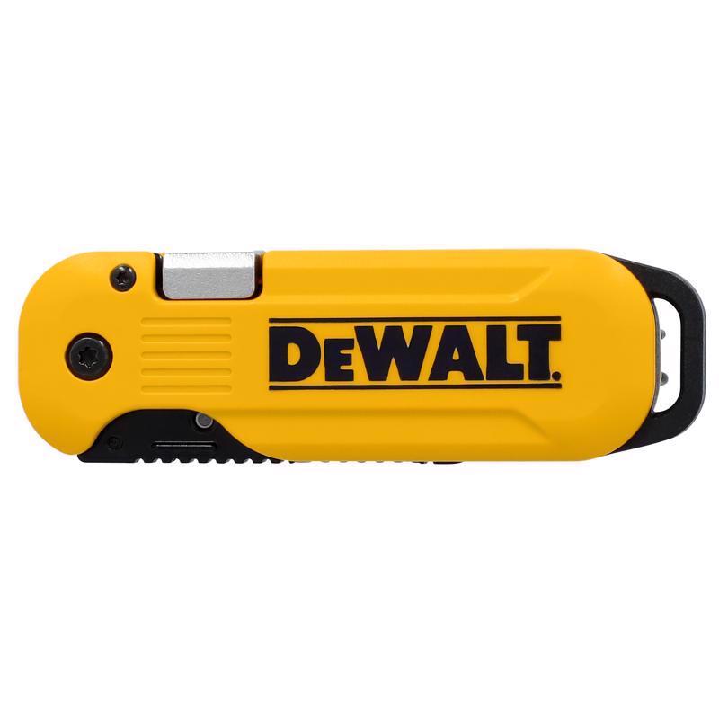 DeWalt Press and Flip Atomic Compact Utility Knife Yellow 1 pc