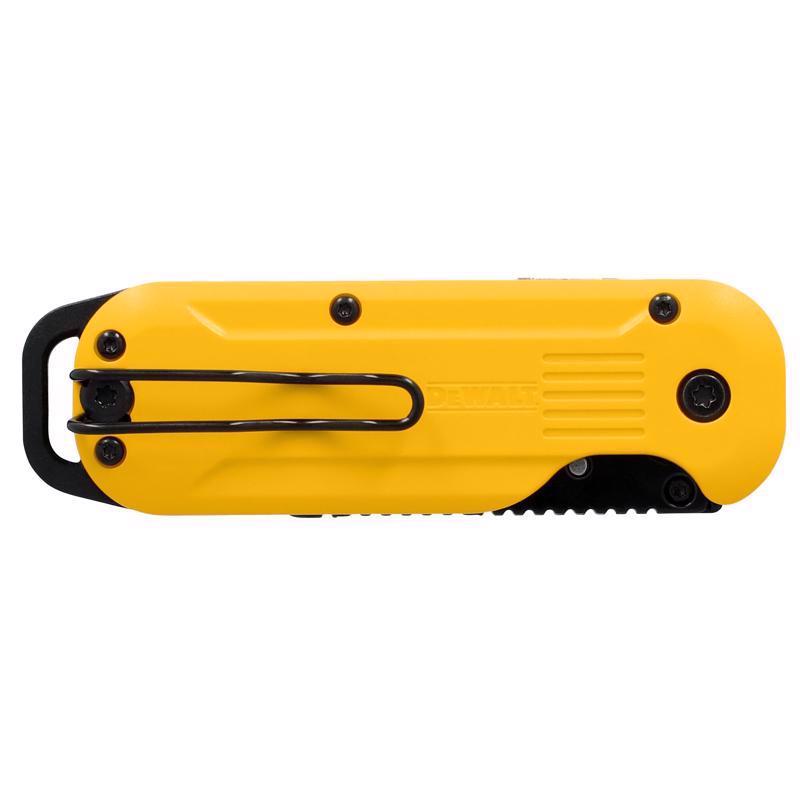 DeWalt Press and Flip Atomic Compact Utility Knife Yellow 1 pc