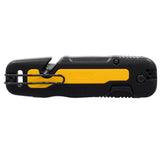 DeWalt Press and Flip Compact Utility Knife Black/Yellow 1 pc
