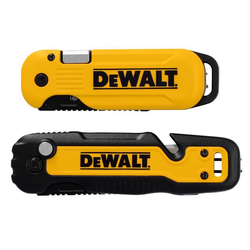 DeWalt Press and Flip Utility Knife Set Black/Yellow 2 pc