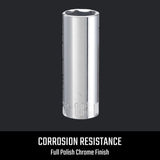 Craftsman 16 mm X 3/8 in. drive Metric 6 Point Deep Socket 1 pc