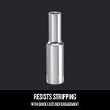 Craftsman 5/16 in. X 3/8 in. drive SAE 6 Point Deep Socket 1 pc