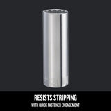 Craftsman 21 mm X 1/2 in. drive Metric 12 Point Deep Socket 1 pc