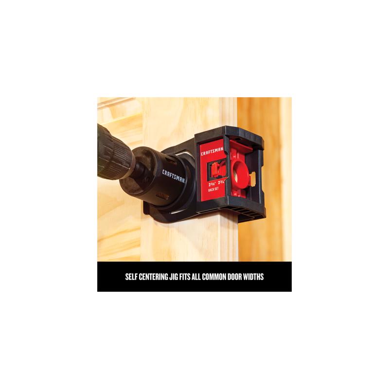 Craftsman Bi-Metal Door Lock Installation Kit 6 pc