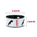Lenox Speed Slot 4-1/2 in. Bi-Metal Hole Saw 1 pk