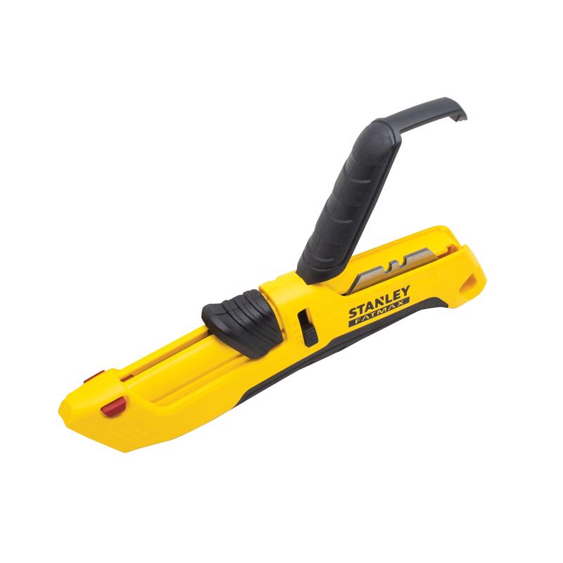 Stanley Fatmax Self-Retracting Squeeze Auto Retract Safety Knife Black/Yellow 1 pc