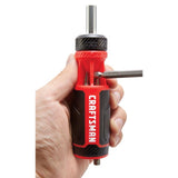 Craftsman Push-n-Pick Ratcheting Multi-Bit Screwdriver Kit 10.6 in. 7 pc