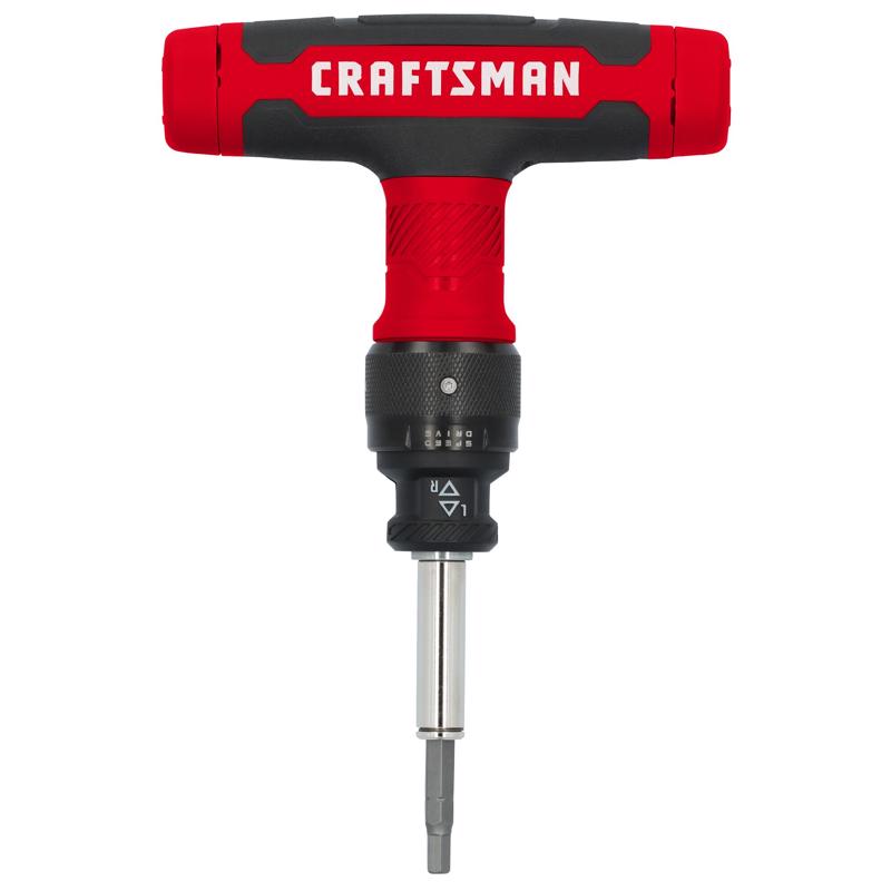 Craftsman Speeddrive Ratcheting T-Handle Driver and Bit Set 15 pc