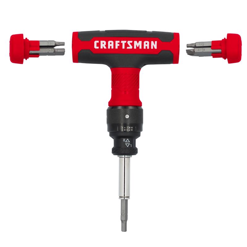 Craftsman Speeddrive Ratcheting T-Handle Driver and Bit Set 15 pc