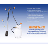 Flame King 500K BTU Heavy Duty Weed Torch Kit 1 pc Propane