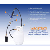 Flame King 108 in. L X 3 in. W Torch 1 pc Propane